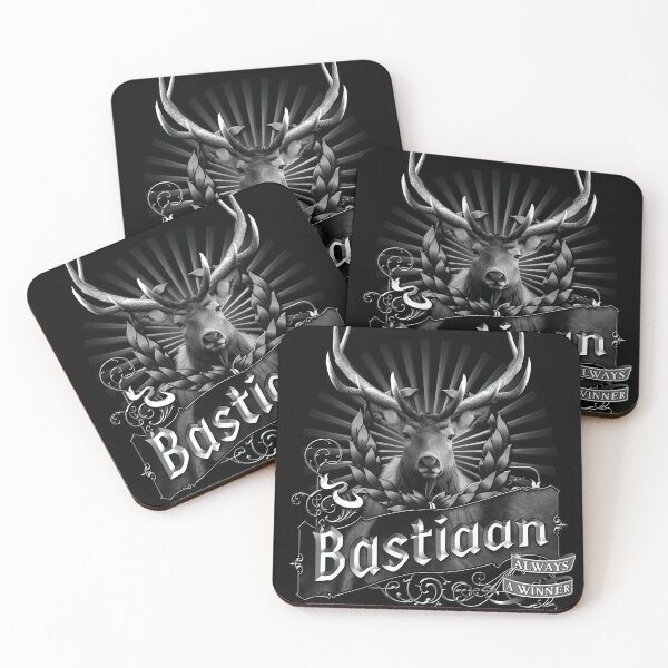Item preview, Old-Timey Deer/Buck Label with Bastiaan on it: A Vintage-Inspired Piece of Badassery designed and sold by PlaTolstoy.