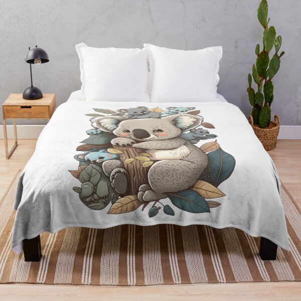 Item preview, Cute Koala Bear Mom Or Dad Baby Koala Cartoon designed and sold by JackCurtis1991.