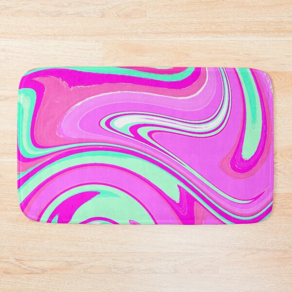 Item preview, Neon Pink, Green, Blue, Purple, Pink Tones, Multicolor, Hot Pink and Mint Green Marble Pattern Design designed and sold by theprintedclub.