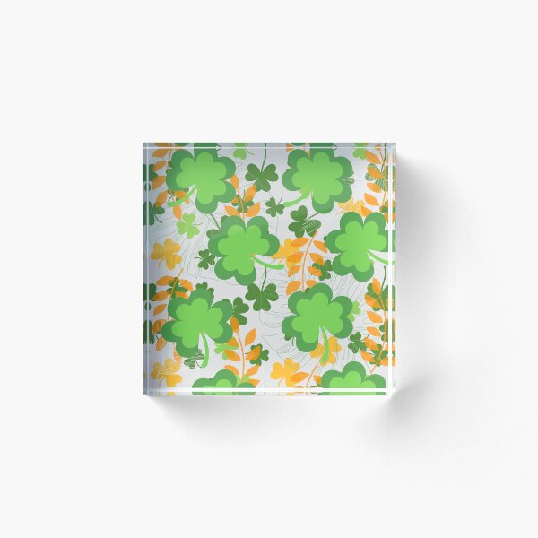 Aperçu de l'œuvre Motif tropical de la Saint-Patrick créée et vendue par LapillusDesigns.