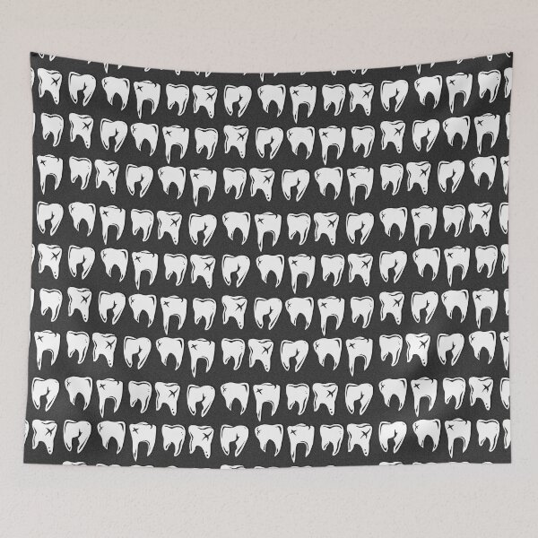 Item preview, Teeth with Noise Background designed and sold by Soaked-N-Bleach.