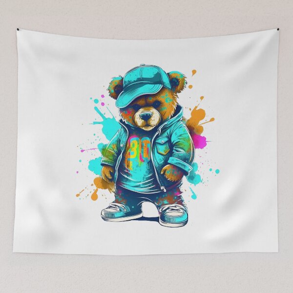 Item preview, Teddy Bear and the rapper style designed and sold by Melcu.