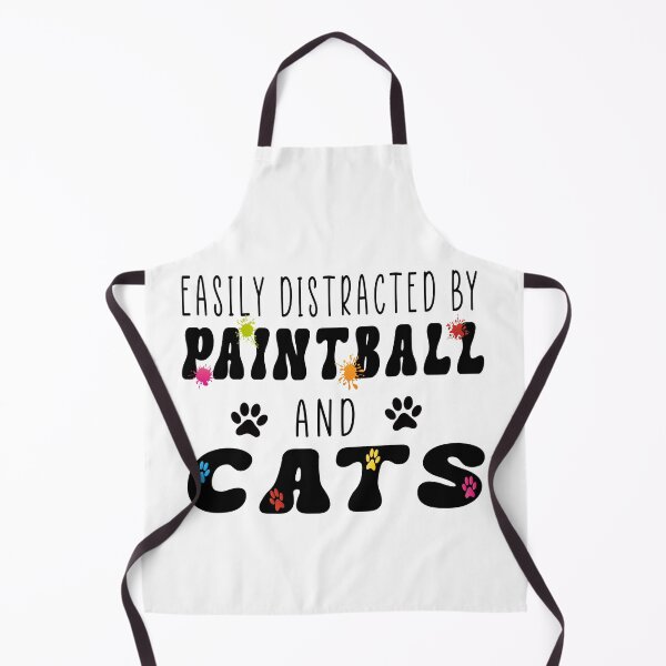 Item preview, Best selling Easily Distracted By Paintball And Cats for Paintball lover designed and sold by LiteforART.