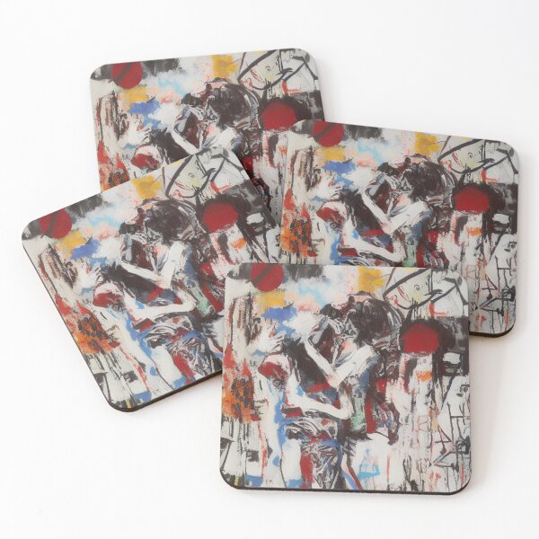 Item preview, Avant-Garde Zombie Love: An Artistic Expression of Street Art, Collage, and Abstract Graffiti designed and sold by ArtazaBazaar.