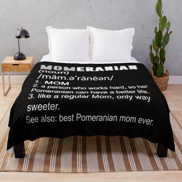 Item preview, Momeranian Puns Funny Pom Pomeranian Mom Definition Dog lover Gifts designed and sold by Buyeseoshop.