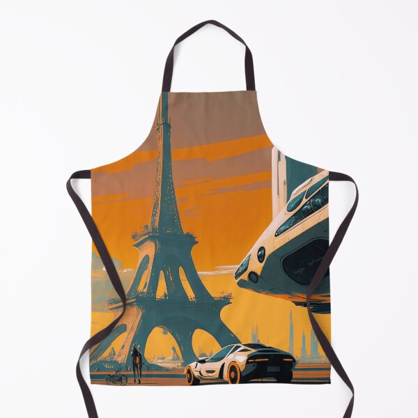 Item preview, Retrofuturistic Eiffel Tower designed and sold by NextGenMerch.