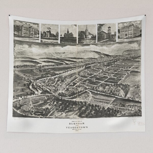 Item preview, Burnham and Yeagertown, Pennsylvania (1906) designed and sold by allhistory.
