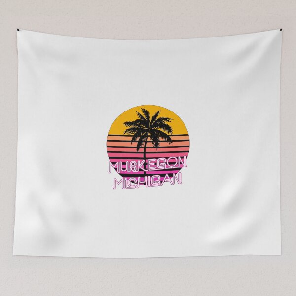 Item preview, Muskegon Michigan Beach Design designed and sold by tshirtbrewery.