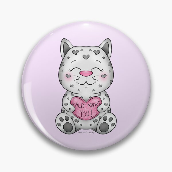 Artikelvorschau, Wilde Katze zum Valentinstag - wild um dich! entworfen und verkauft von PancakeAndLoaf.