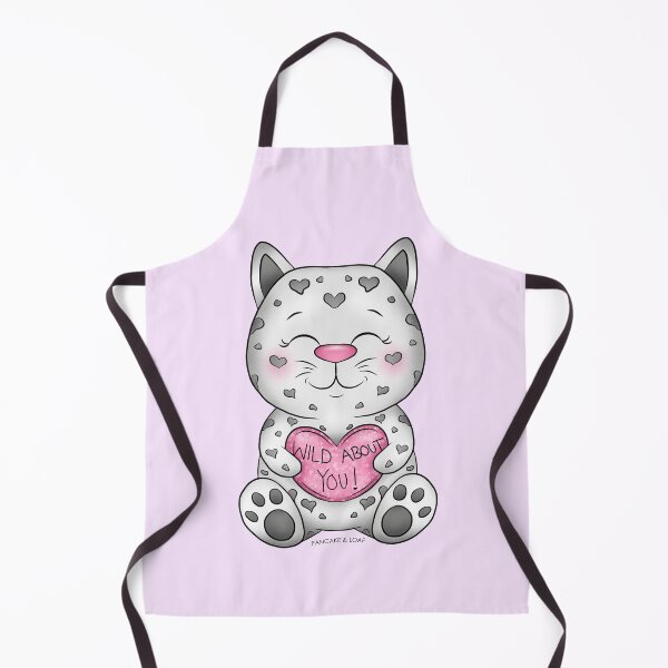Item preview, Valentine's Day Wild Cat - Wild About You! designed and sold by PancakeAndLoaf.