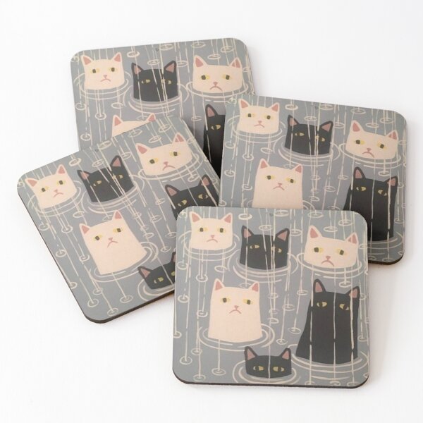 Item preview, rainy cats designed and sold by fudgecream.