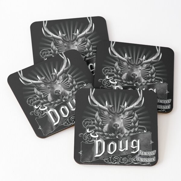 Item preview, Old-Timey Deer/Buck Label with Doug on it: A Vintage-Inspired Piece of Badassery designed and sold by PlaTolstoy.