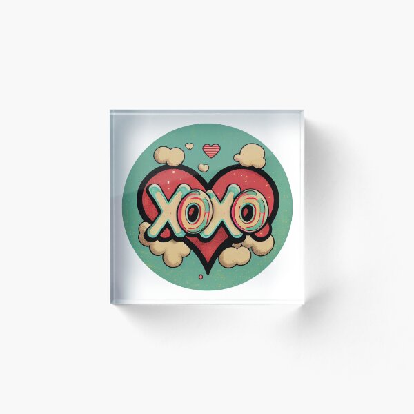 Item preview, El amor está en el aire - XOXO Corazón rojo designed and sold by ARTfclDesign.
