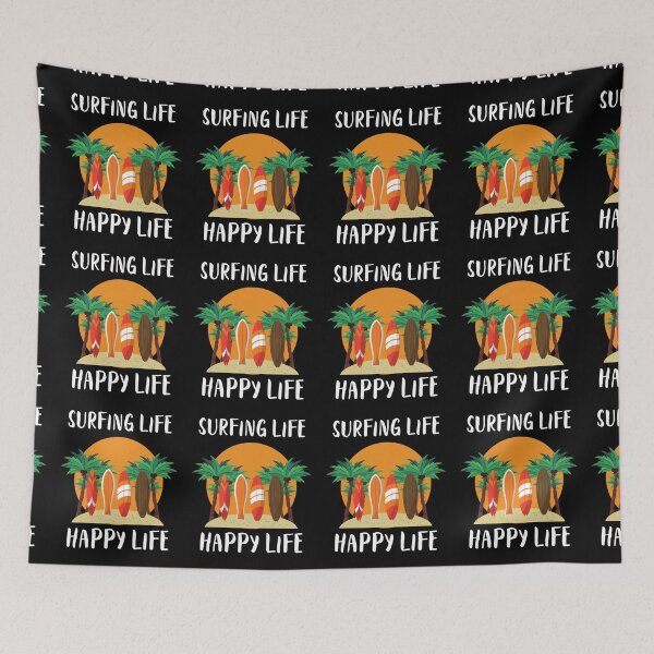 Item preview, SURFING LIFE - HAPPY LIFE designed and sold by MJ96-PRO.