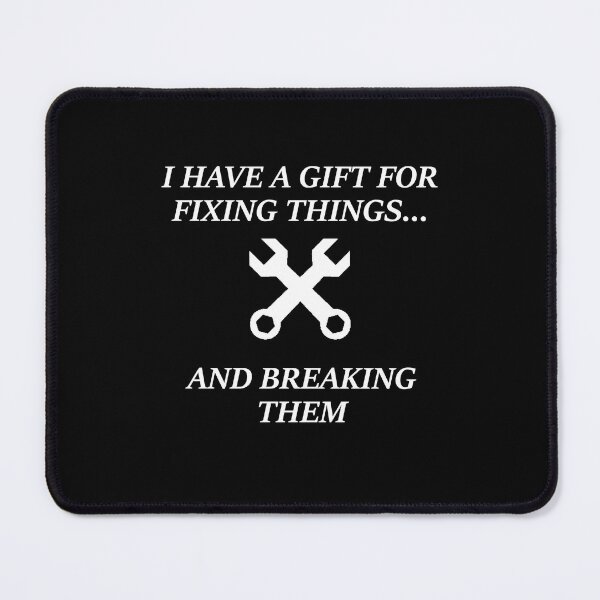Item preview, Mechanic -Fixing Things and Breaking Things White designed and sold by Standard Deviation Co.