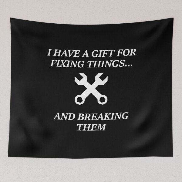 Item preview, Mechanic -Fixing Things and Breaking Things White designed and sold by Standard Deviation Co.