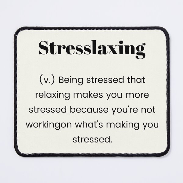 Item preview, Stresslaxing designed and sold by ACatinSpace.