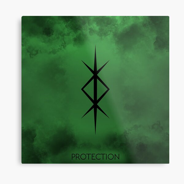 Protection Rune Metal Prints for Sale