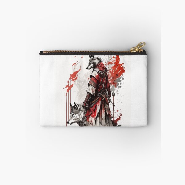 Item preview, Wolf god with his spirit animal water colour designed and sold by Visual-wallart.