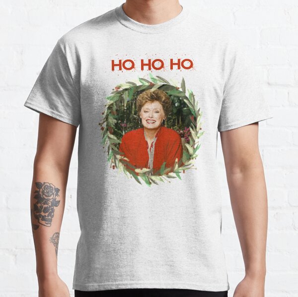 HO HO HO - Blanche Devereaux Christmas from the Golden Girls (Red) Classic T-Shirt