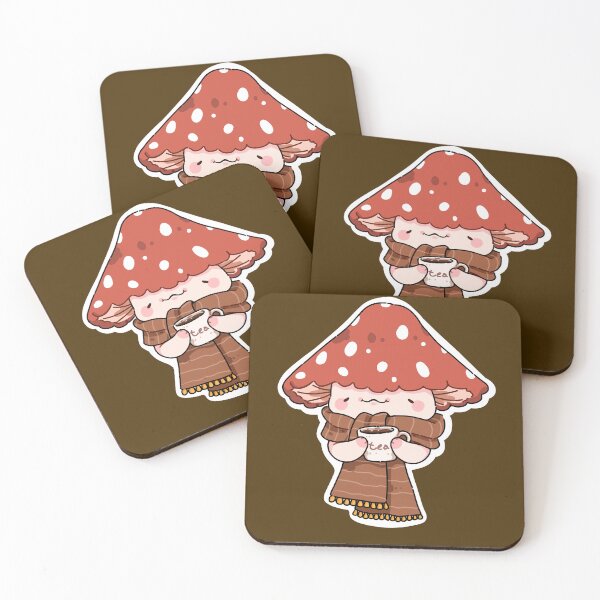 Item preview, Mushroom Tea and cozy Stay warm designed and sold by MinOriCozyShop.