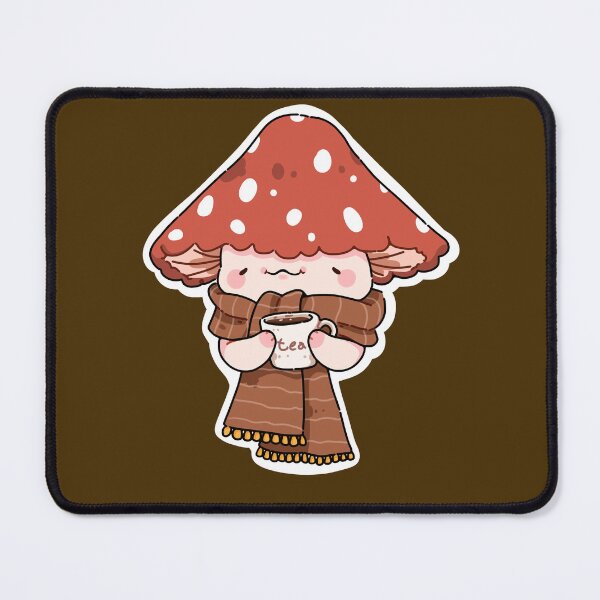 Item preview, Mushroom Tea and cozy Stay warm designed and sold by MinOriCozyShop.