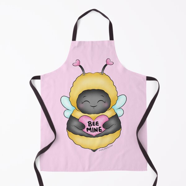 Item preview, Cute Fluffy Bumble Bee - Bee Mine! designed and sold by PancakeAndLoaf.