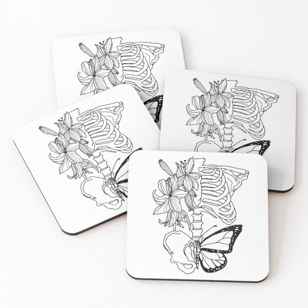 Item preview, flowers and bone  designed and sold by bbarassi.