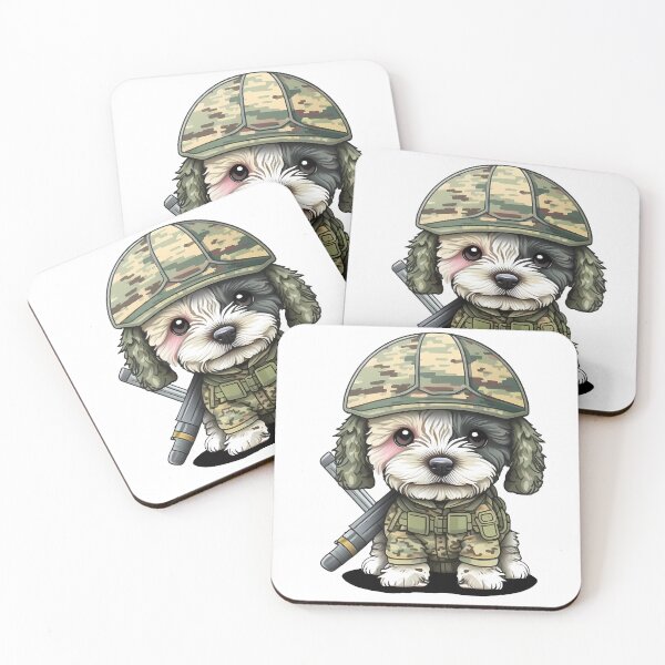 Item preview, Cute little Dog Soldier designed and sold by Melcu.