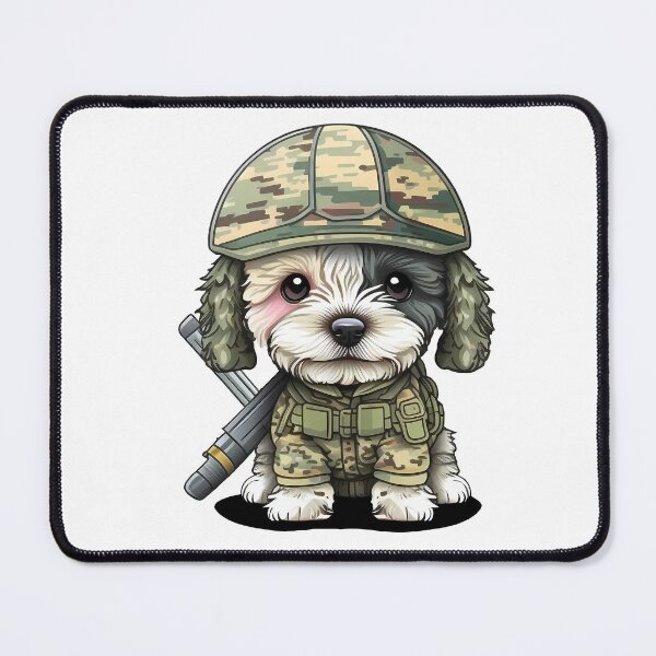 Item preview, Cute little Dog Soldier designed and sold by Melcu.