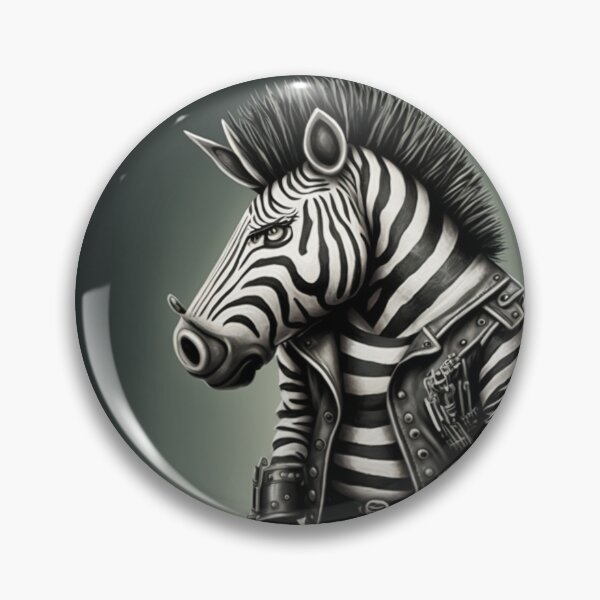 Item preview, Zebra Rockera: the must-have for all rock lovers designed and sold by BeerBot.