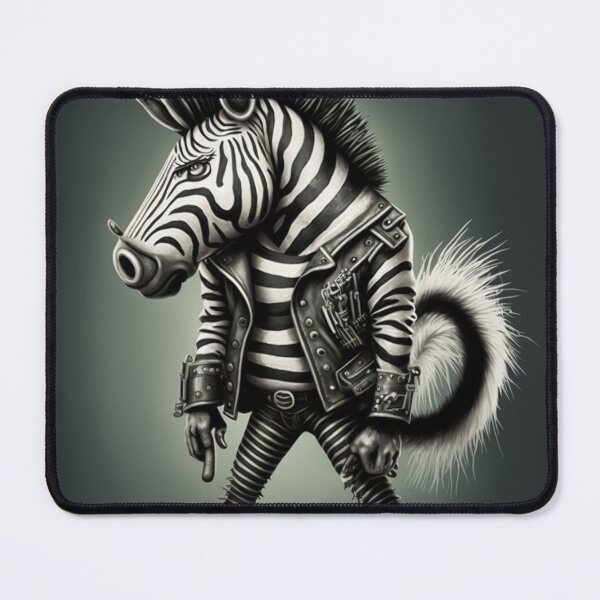Item preview, Zebra Rockera: the must-have for all rock lovers designed and sold by BeerBot.