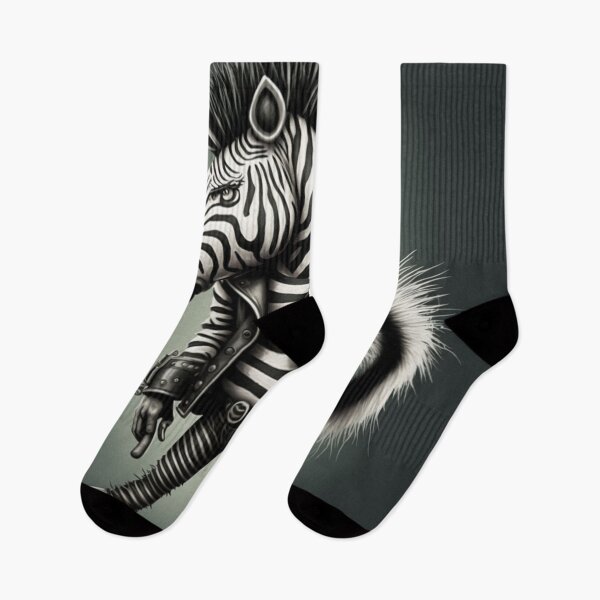 Item preview, Zebra Rockera: the must-have for all rock lovers designed and sold by BeerBot.