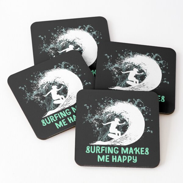 Item preview, SURFING MAKES ME HAPPY designed and sold by MJ96-PRO.