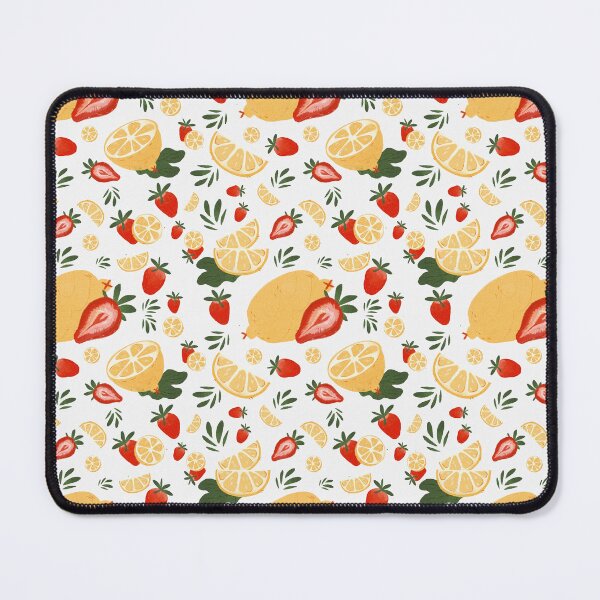 Item preview, Cutesy Watercolor Strawberry Lemonade Pattern Light designed and sold by Bee-Witched.