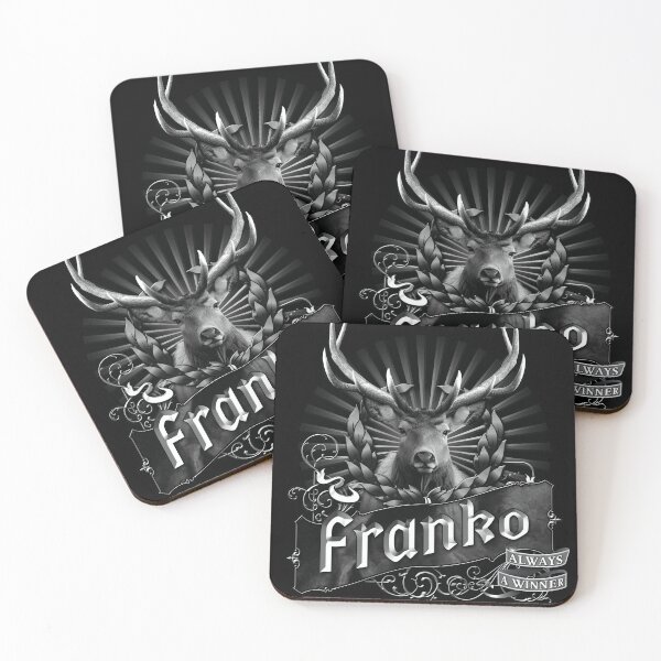 Item preview, Old-Timey Deer/Buck Label with Franko on it: A Vintage-Inspired Piece of Badassery designed and sold by PlaTolstoy.