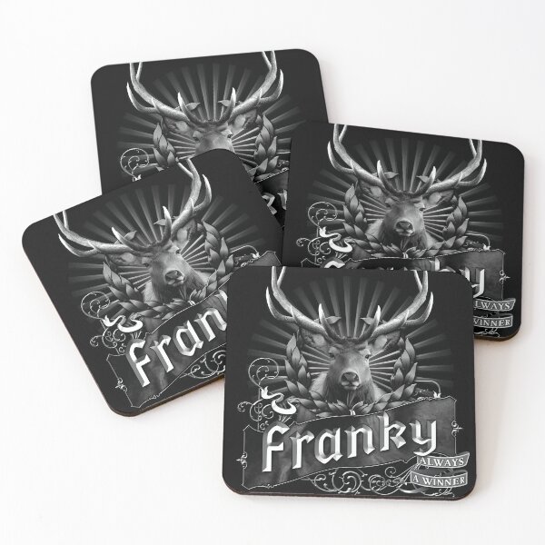 Item preview, Old-Timey Deer/Buck Label with Franky on it: A Vintage-Inspired Piece of Badassery designed and sold by PlaTolstoy.