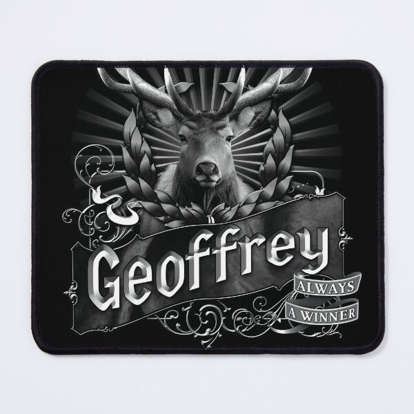 Item preview, Old-Timey Deer/Buck Label with Geoffrey on it: A Vintage-Inspired Piece of Badassery designed and sold by PlaTolstoy.