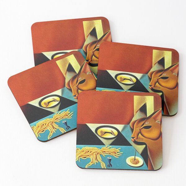 Item preview, cat eating spaghetti designed and sold by SR8891.