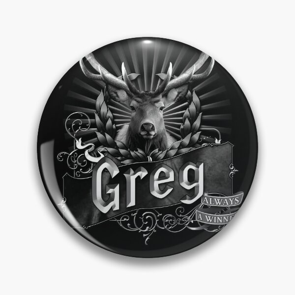 Item preview, Old-Timey Deer/Buck Label with Greg on it: A Vintage-Inspired Piece of Badassery designed and sold by PlaTolstoy.