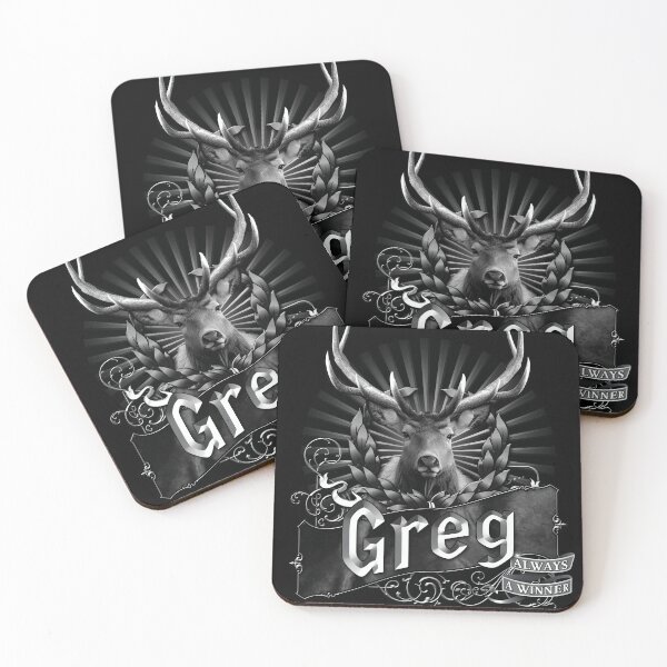 Item preview, Old-Timey Deer/Buck Label with Greg on it: A Vintage-Inspired Piece of Badassery designed and sold by PlaTolstoy.