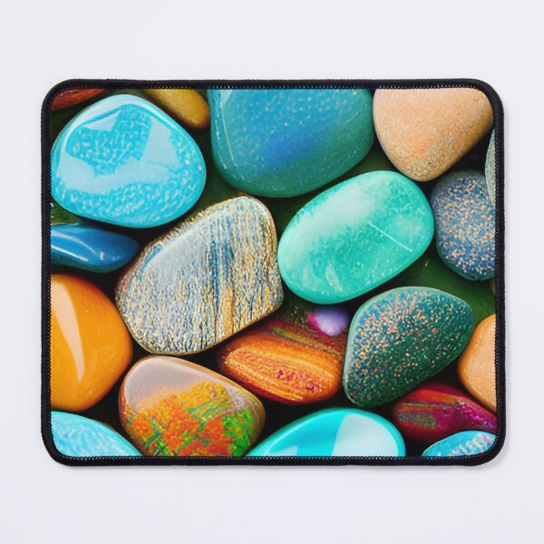 Item preview, Colorful stones 9 designed and sold by blackwhiteblue.