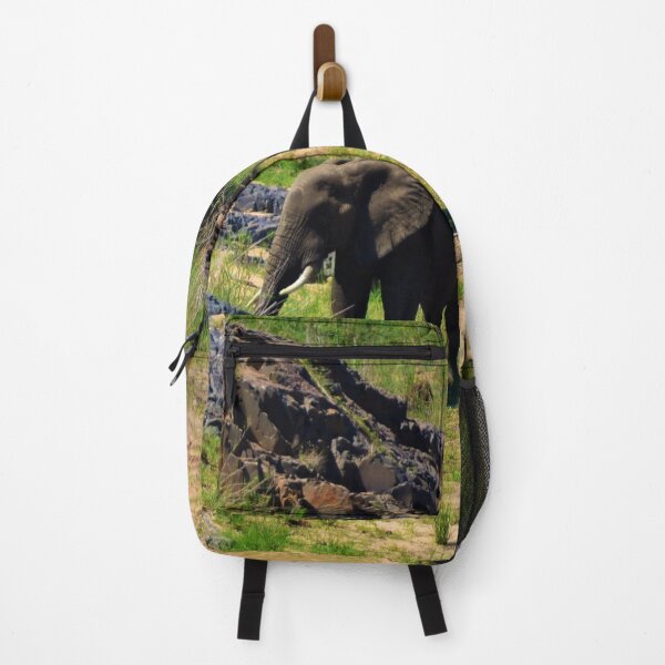 Item preview, Young Elephant on the Crocodile River  designed and sold by Fitra  Arts.