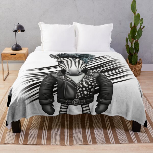 Item preview, Zebra Rockera: the must-have for all rock lovers designed and sold by BeerBot.