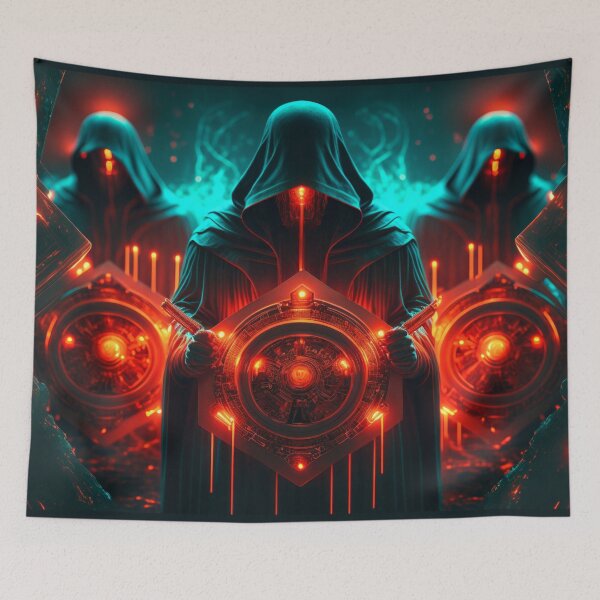 Item preview, Time Travelers with Futuristic Discs - Trending designed and sold by Dualism619.
