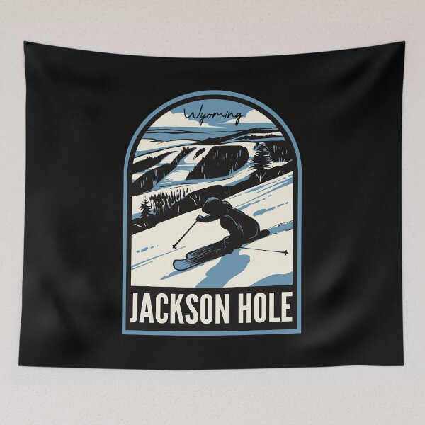 Item preview, Jackson Hole Wyoming Ski Mountain designed and sold by HalpinDesign.