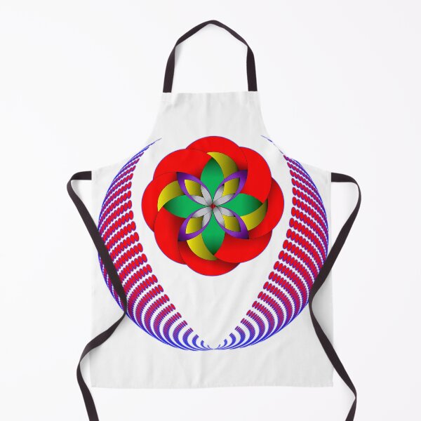 Item preview, A flower emerging from a circle of dots designed and sold by Bigrow.