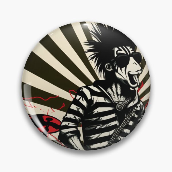 Item preview, Zebra Rockera: the must-have for all rock lovers designed and sold by BeerBot.