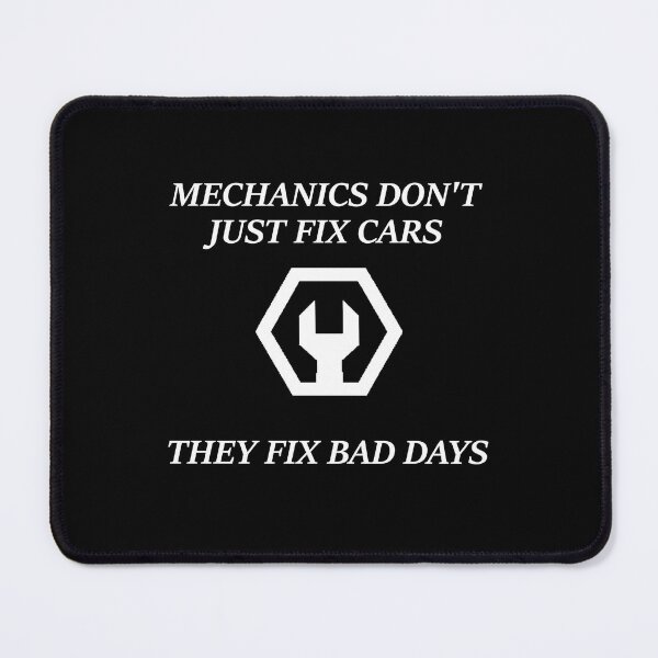 Item preview, Mechanic - Fixing Bad Days White designed and sold by Standard Deviation Co.