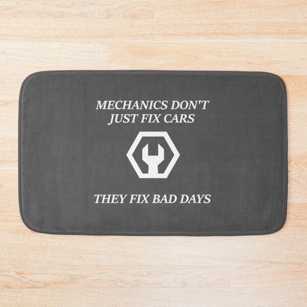Item preview, Mechanic - Fixing Bad Days White designed and sold by Standard Deviation Co.